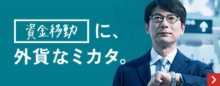 資金移動に、外貨なミカタ。